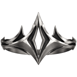 Silver and Black Gothic Rift Crown