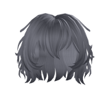 Silver Anime Short Wavy Hair