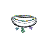 Silver Beaded Pride Collection Charm Choker