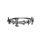 Silver Chrome Heart Necklace (Male)