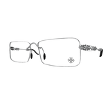 Silver Chrome Rimless Glasses