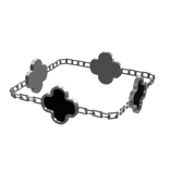 Silver Clover Ankle Bracelet 3.0