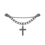 Silver Cross Chain