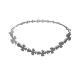 Silver cross necklace