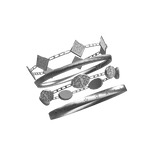 Silver Diamond Bangle Stack Bracelet