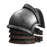 Silver Dragon Slayer Right Pauldron
