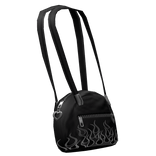 Silver Flame Shoulder Bag