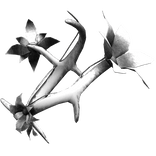 Silver Flower Arm Band 3.0 Left