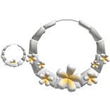 Silver Flowering Bamboo Hoop Earrings In Yellow