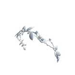 Silver Frost Bridal Flower Crown