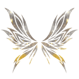 ✨ 🎄 Silver Gold Winter Wings