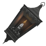 Silver Gothic Floating Lantern (L)