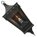 Silver Gothic Floating Lantern (R)