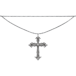 Silver Gothic Necklace 