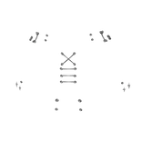 ♰ : silver gothic vkei piercing set