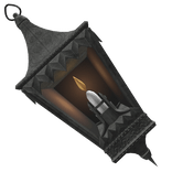 Silver Gothic Waist Lantern (R)