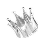 silver grey floating crown