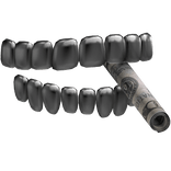 Silver Grills w/ Rolled Dollar Bill Y2K Street