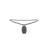 Silver Guadalupe Rope Chain 3.0