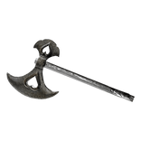 Silver heart axe in waist