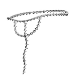 Silver Kote-kei Chain Veil