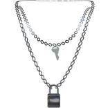 Silver Layered Y2k Necklace's V3