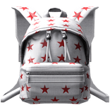 Silver Leather City Backpack 1.0