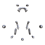 Silver Lip Piercing Set