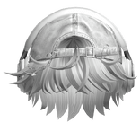 Silver Messy Hair w/ Headphones & Y2K Hat