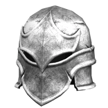 Silver Mighty Medieval Helmet