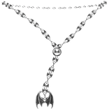 silver necklace solo