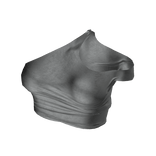 Silver Off-Shoulders Tank Top Shirt