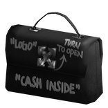 Silver Off White Handheld