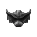 Silver Oni Mask [Piece 1/2]