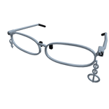 Silver Orbit Chain Glasses