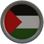 Silver Palestine Pin