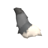 Silver Pyrenean Sheepdog Tail Accessory