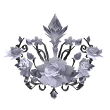 Silver Rose Princess Tiara