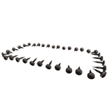 Silver Rusty Waist Nails