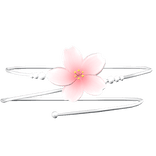 Silver Sakura Shoulder Cuff (Right)