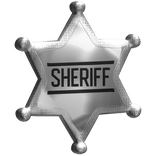 Silver Sheriff Badge