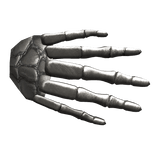 Silver Skeleton hand Arm Cuff 1.0