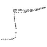 Silver Sterling Chain Long Belt