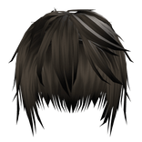 Silver Straight Emo Vkei Anime Hairstyle