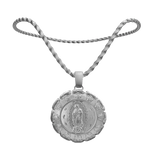 Silver VirginMary Pendant
