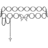 Silver Waist Chain Butterfly 3.0