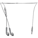 Silver Wired Earphone Necklace