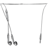 Silver Wired Earphone Necklace