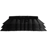 ♡ : simple black cute skirt w/ bow