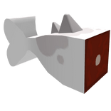 simple blocky light fish tail